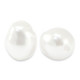 Imitation freshwater pearls 6x8mm White